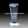 Fancy crystal glass votive candle holder